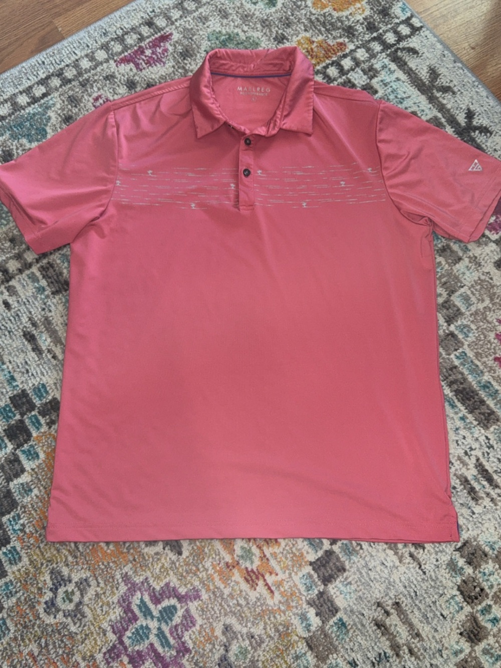 Maelreg Performance Men's Polo in Coral